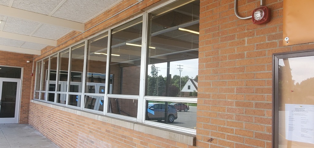 Old Cafeteria Windows