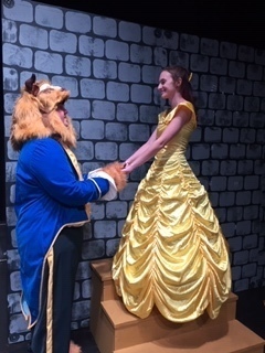Image of Beast and Belle for Disney Theater Performance