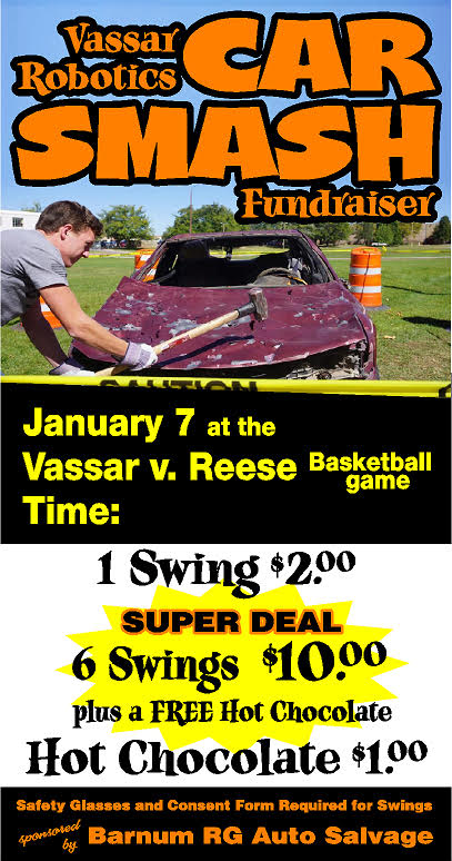Car Smash Fundraiser flier